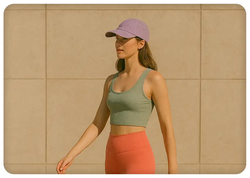 استایل اسپرت با کلاه بیسبالی