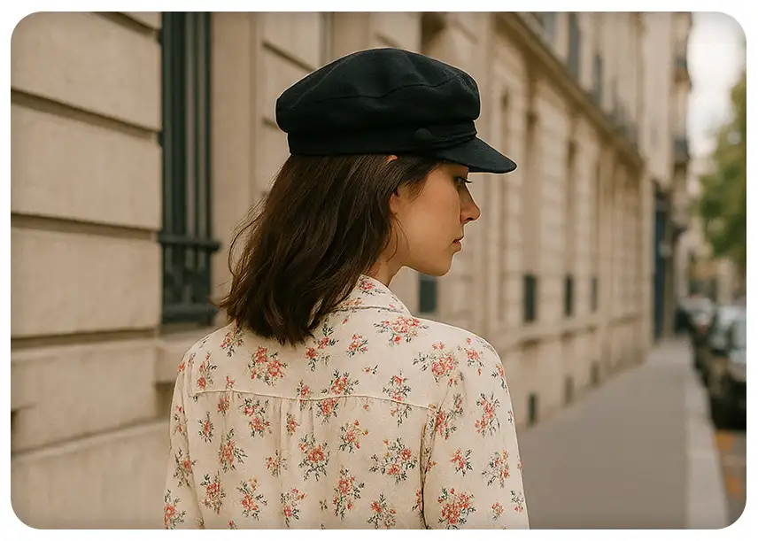 استایل روستیک با کلاه بیکر بوی