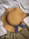 کلاه  دخترانه ساحلی حصیری دالبری بچگانه
