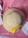 کلاه دخترانه ساحلی حصیری شهرزادی بچگانه