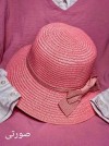 کلاه دخترانه ساحلی حصیری شهرزادی بچگانه