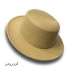 کلاه شاپو مدل فدورا لبه کوتاه ساده