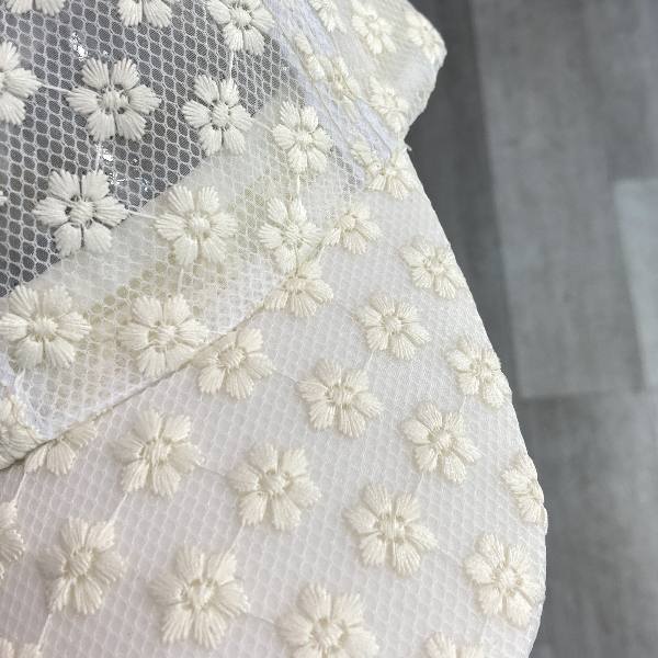 کلاه زنانه کپ نقاب دار تمام تور بابونه