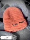 کلاه بافت بچگانه طرح پلک