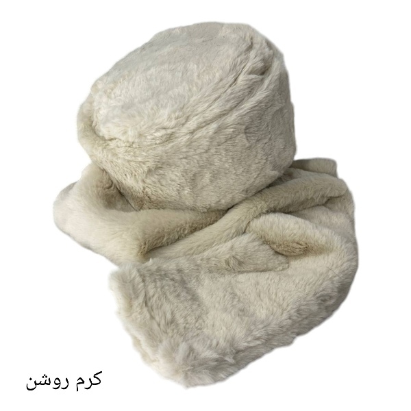 کلاه زنانه و شال گردن روس خز