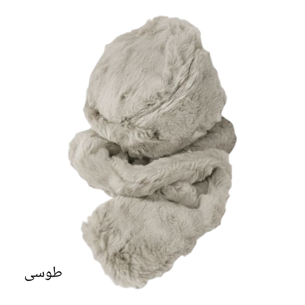 کلاه زنانه و شال گردن روس خز