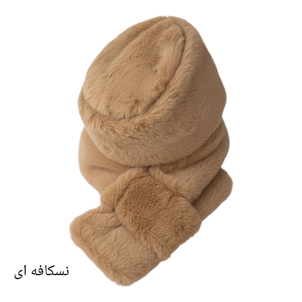 کلاه زنانه و شال گردن روس خز