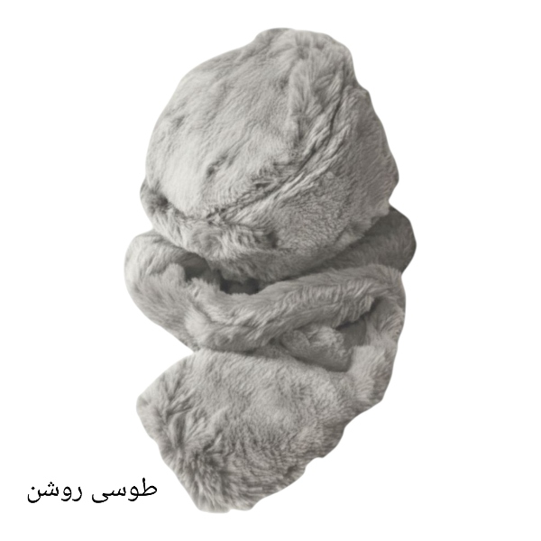 کلاه زنانه و شال گردن روس خز
