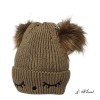 کلاه دخترانه بافت بچگانه پلکی