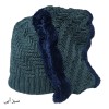 کلاه و شال گردنی پله ای