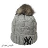 کلاه بافت داخل خز NY