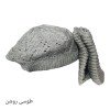 کلاه دخترانه و شال بافت بچگانه برت فرانسوی