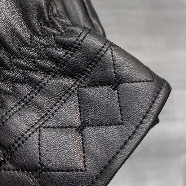 دستکش چرم جی داخل خز 