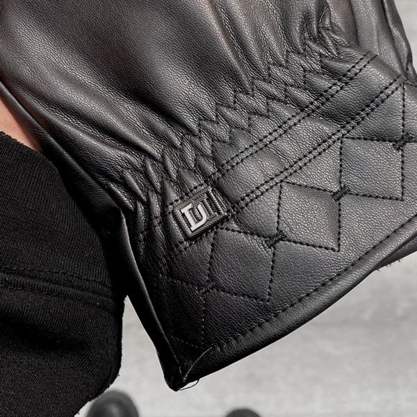 دستکش چرم جی داخل خز 