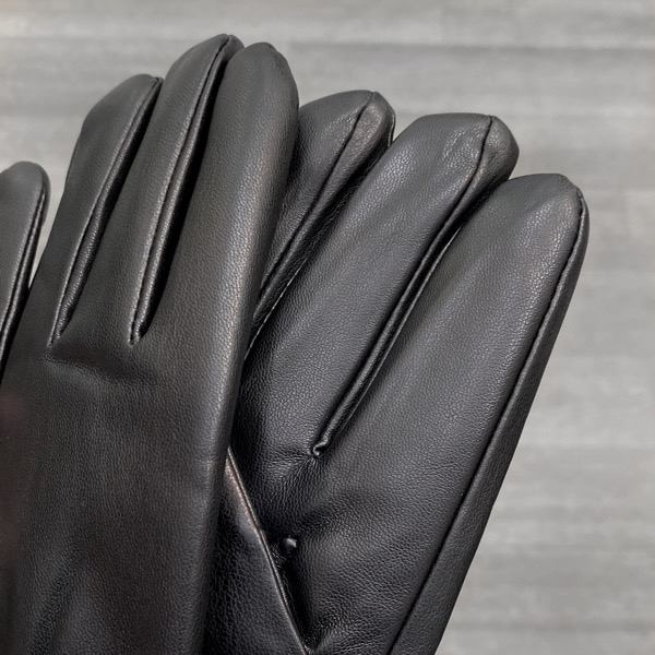 دستکش چرم جی داخل خز 