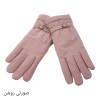 دستکش زنانه شمعی داخل خز