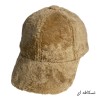 کلاه زنانه کپ نقاب دار خز ساده