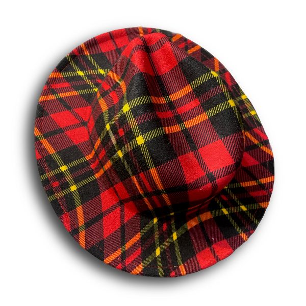 کلاه شاپو مدل خاخامی طرح چارخونه