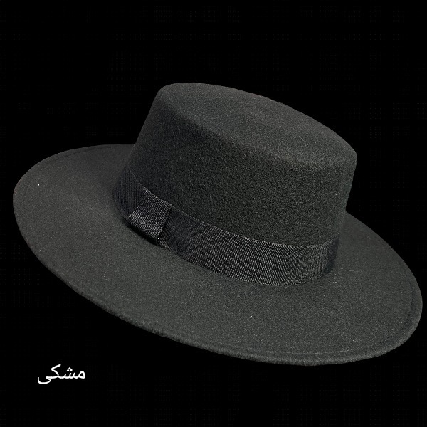 فدورا لبه بلند بند دار