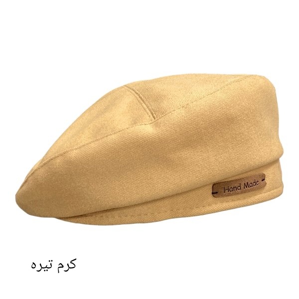 کلاه برت کتان ساده