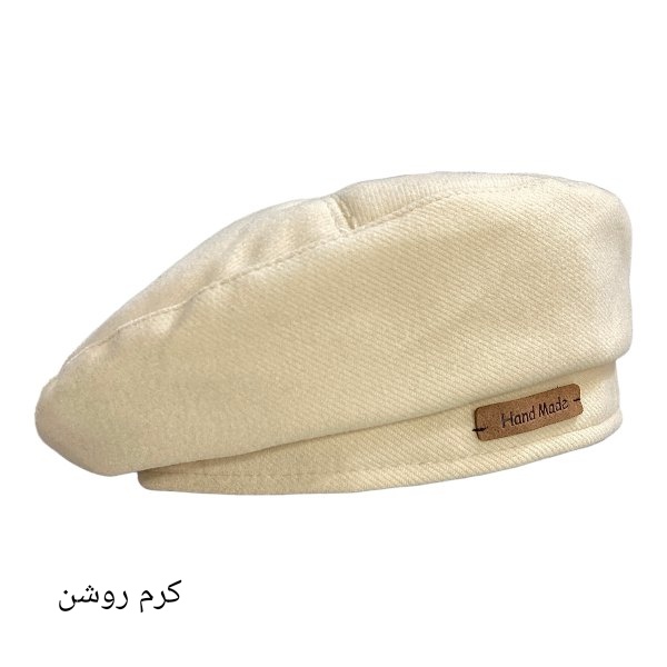کلاه برت کتان ساده