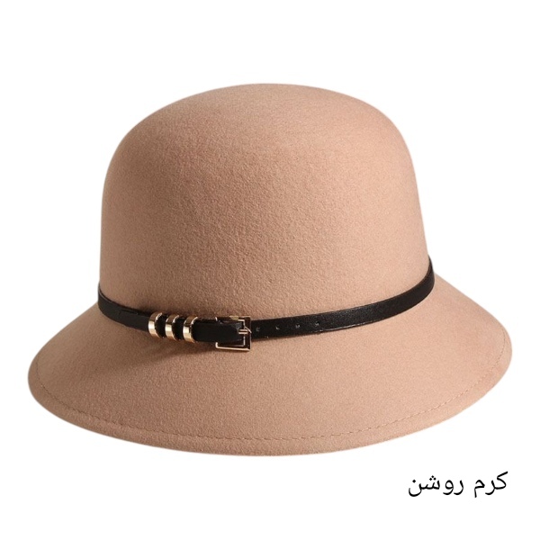 کلاه شهرزادی لبه کوتاه کمربند چرمی 