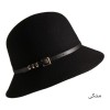 کلاه شهرزادی لبه کوتاه کمربند چرمی 