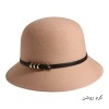 کلاه شهرزادی لبه کوتاه کمربند چرمی 
