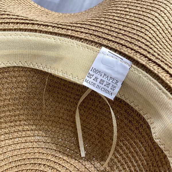 کلاه ساحلی حصیری دالبری پاپیونی 