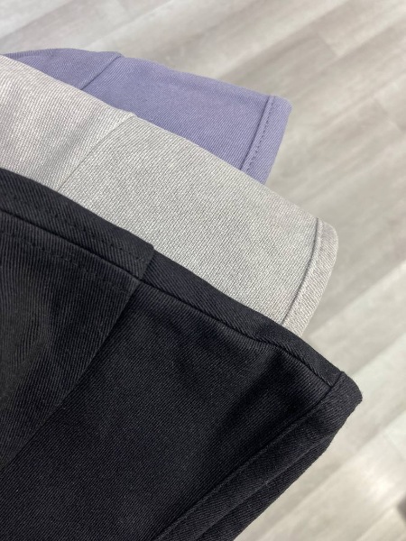 کلاه باکت لبه بلند کتان ساده