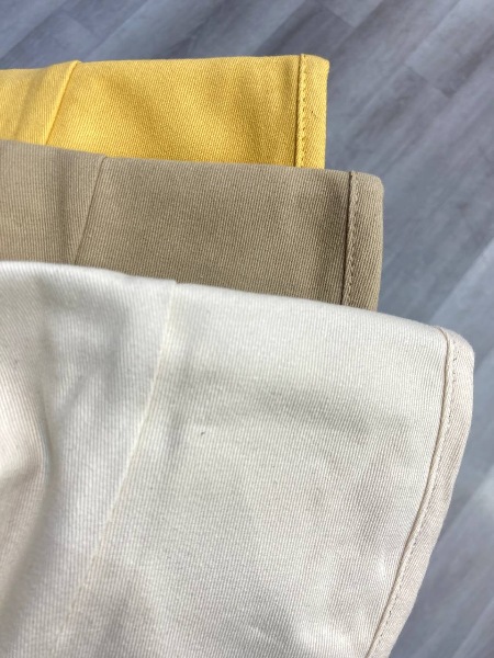 کلاه باکت لبه بلند کتان ساده