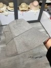 کلاه باکت لبه بلند کتان ساده