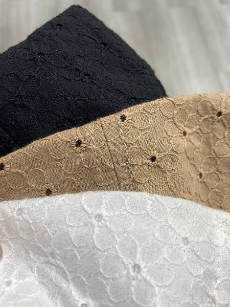 کلاه باکت تمام تور گیپور بابونه 