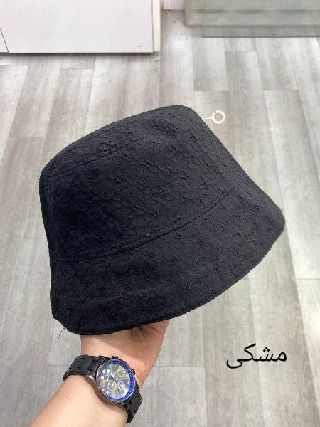 کلاه باکت تمام تور گیپور بابونه 