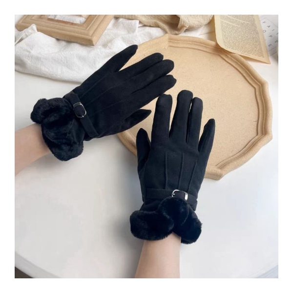 دستکش فوتر لبه خز