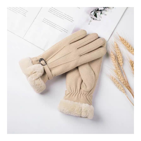 دستکش فوتر لبه خز