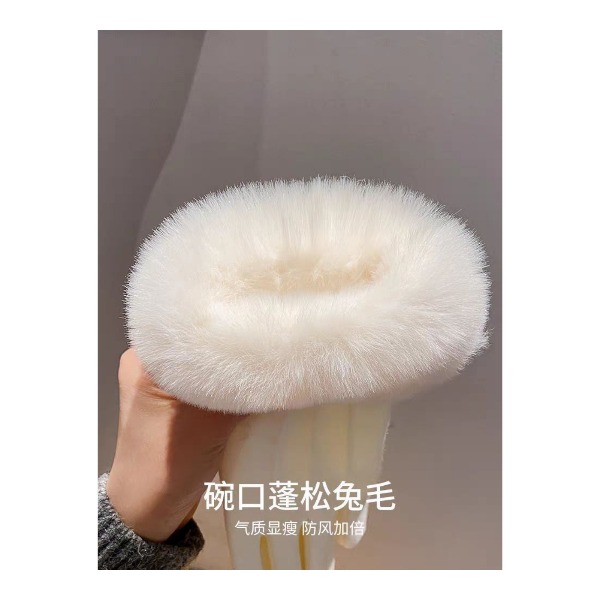 دستکش مخمل لبه خز