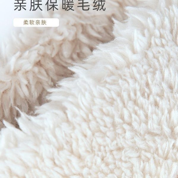 دستکش جیر داخل خز تاچ دار