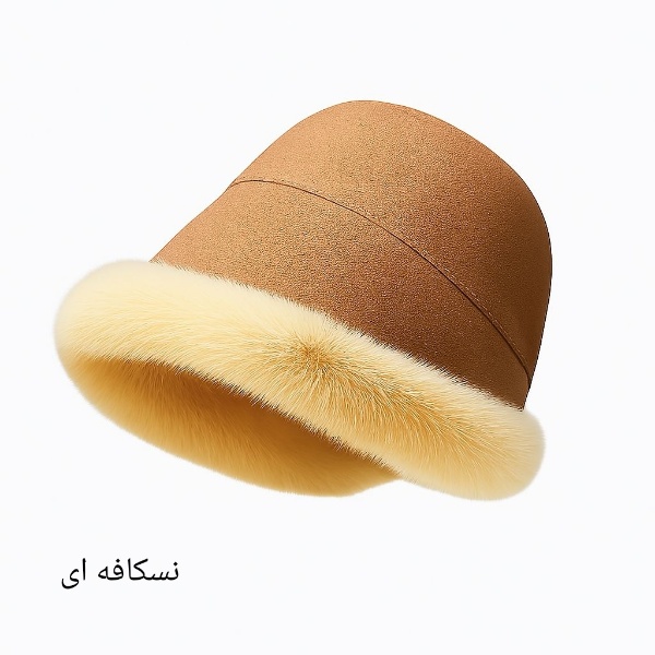 کلاه باکت دور خز فانتزی