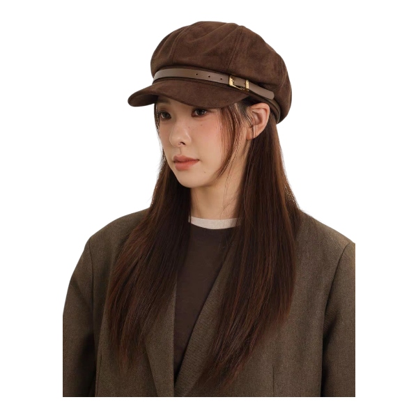 کلاه کاپیتانی جیر کمربند چرمی 