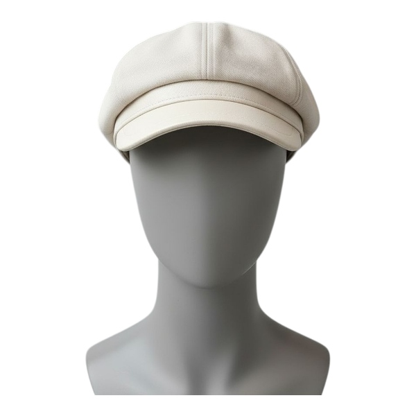 کلاه کاپیتانی کتان نقاب چرم ساده