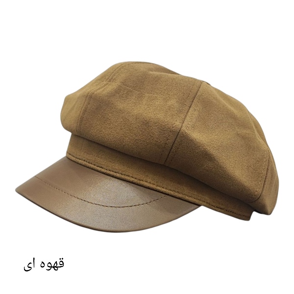 کلاه کاپیتانی کتان نقاب چرم ساده