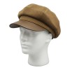 کلاه کاپیتانی کتان نقاب چرم ساده