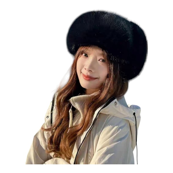 کلاه خلبانی روسی خز ساده