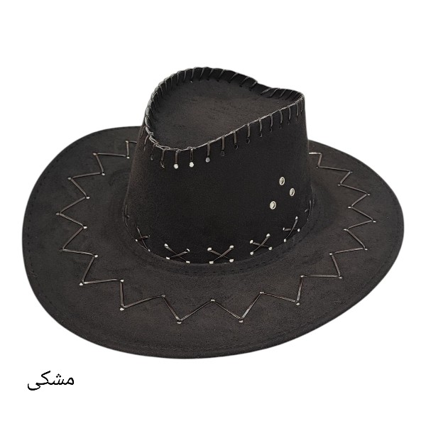 کلاه کابویی جیر طرح زیگزاگی