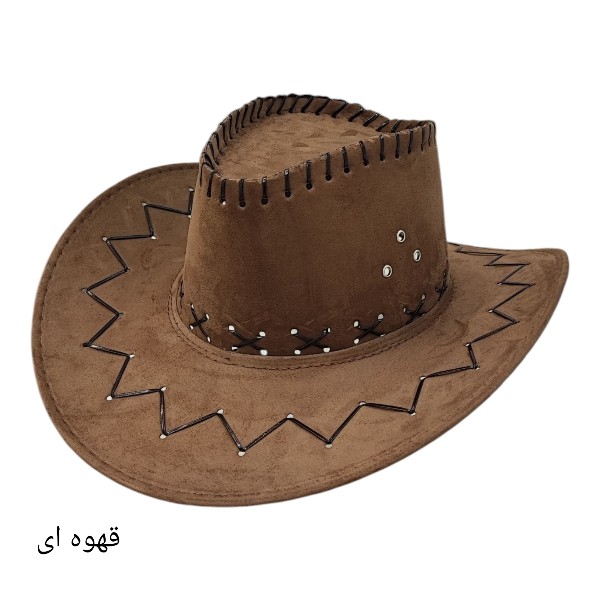 کلاه کابویی جیر طرح زیگزاگی