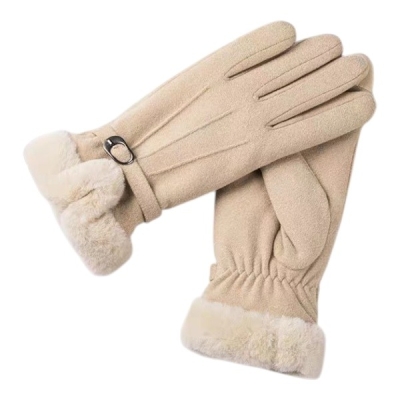 دستکش فوتر لبه خز