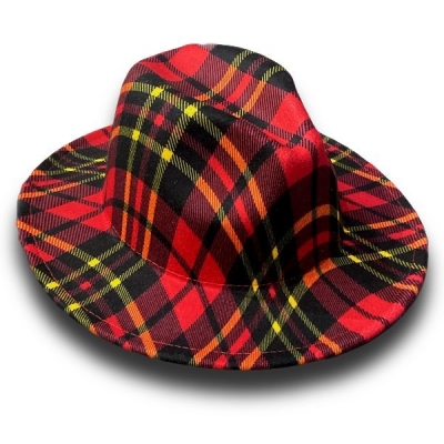 کلاه شاپو مدل خاخامی طرح چارخونه