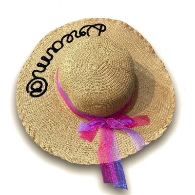 کلاه ساحلی حصیری طرح Dream